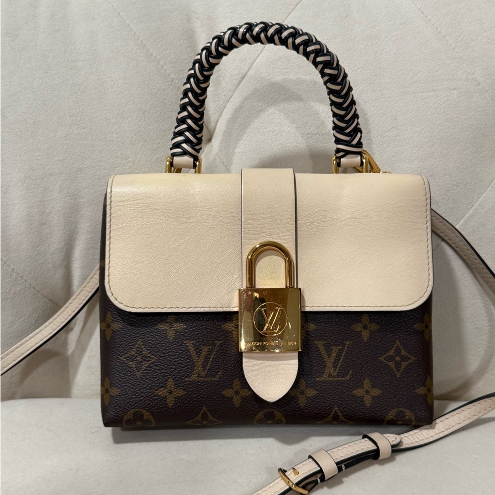 Louis Vuitton Cream and Brown Crossbody Bag
